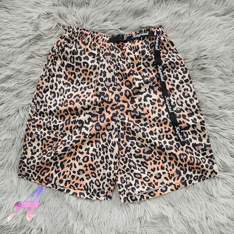 

Summer Kapital Shorts Leopard Print Quick-drying Five-point Pants Japanese Casual Sports Tooling Men's and Women's Shorts