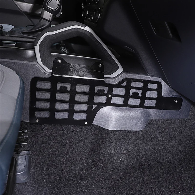 

Center Console Molle Panel for 2021 2022 Ford Bronco Accessories Gear Shift Mount Panels Tools Holder Storage