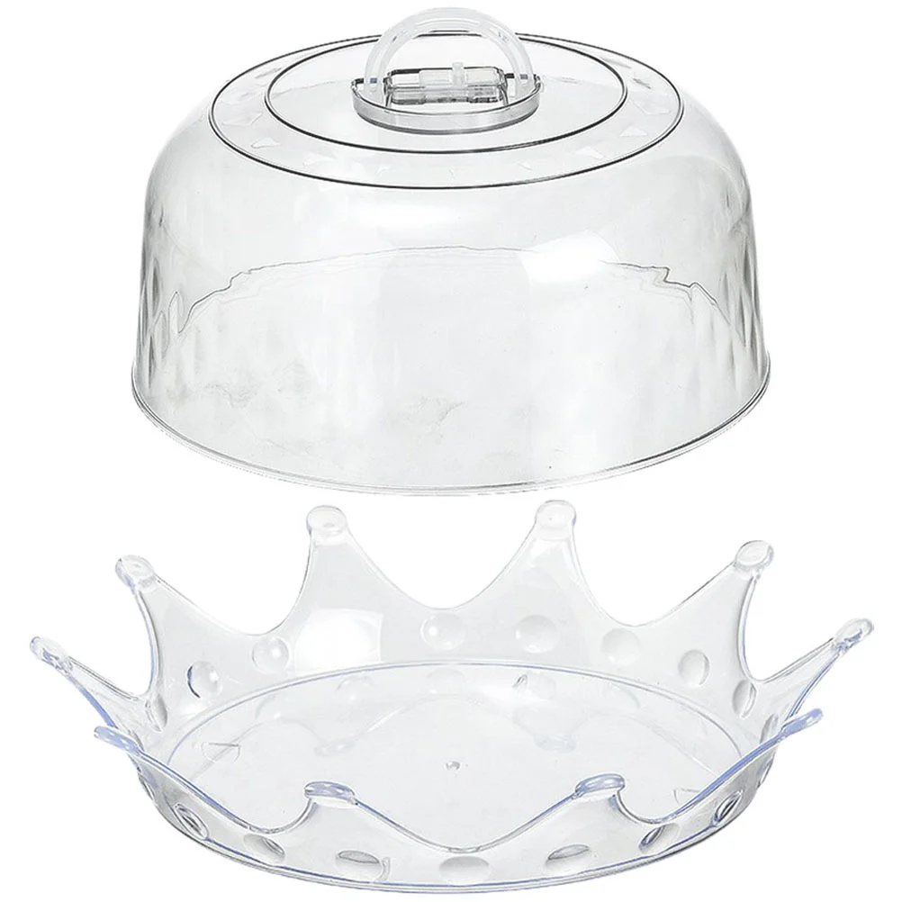 

Cake Stand Dome Cover Display Plate Tray Dessert Serving Cupcake Ceramic Pie Server Holder Macaron Tiered Figure Case Platter