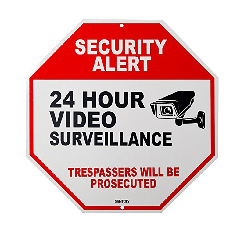 

Креативные автомобильные стикеры видеонаблюдение знак-домашняя Камера Безопасности Светоотражающий тонкий Декор водонепроницаемый ...