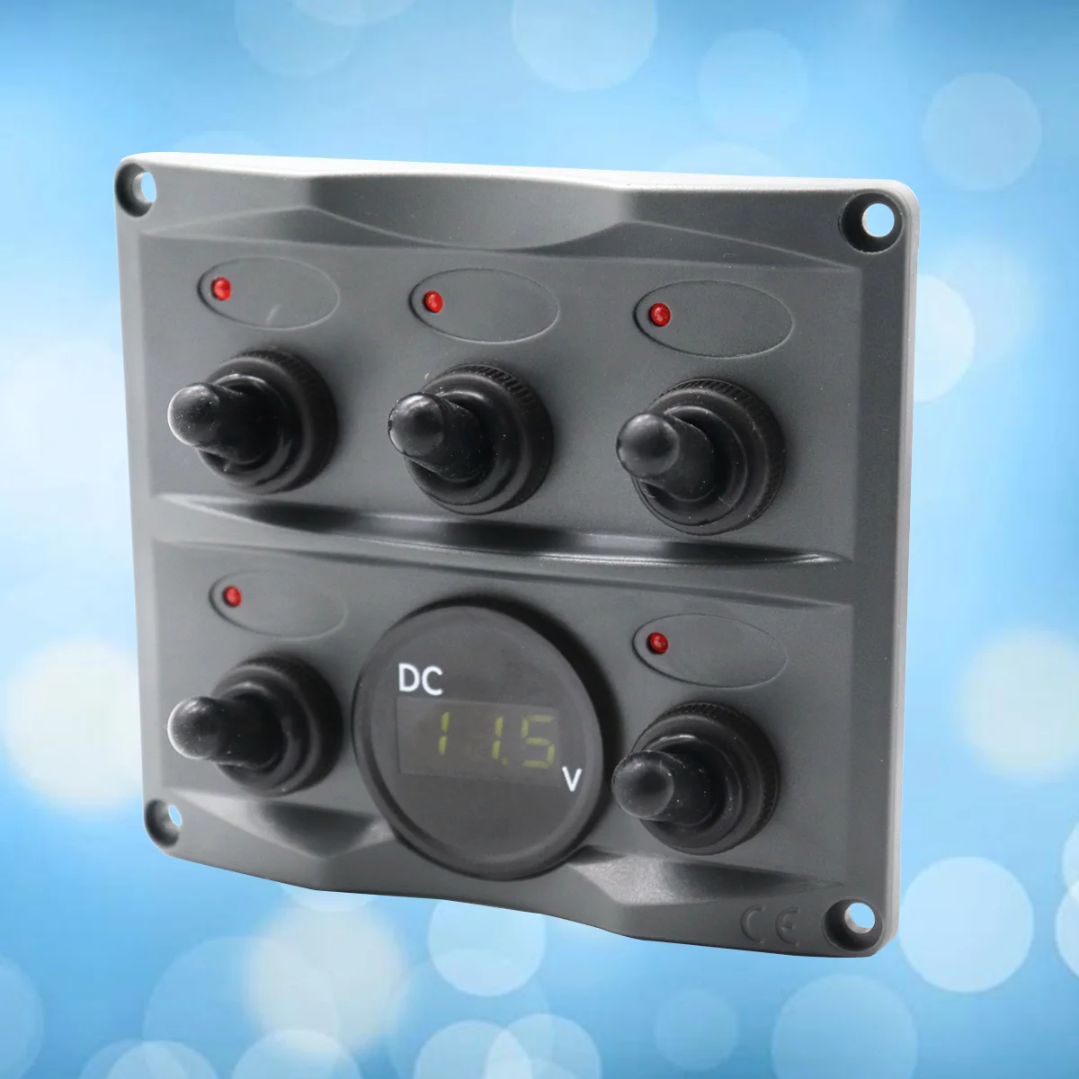 

1 шт. IP66 12 В/24 В переключатель панель с вольтметром для автобуса яхты автомобиля RV грузовика