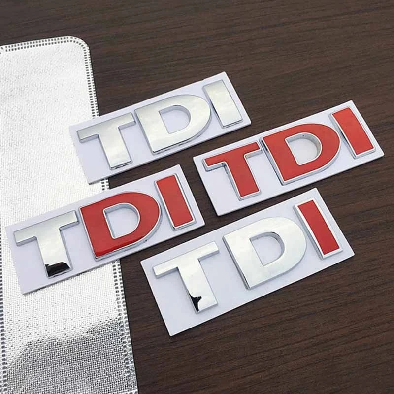 3D хромированный значок из АБС-пластика для заднего багажника автомобиля, наклейка с эмблемой TDI, логотип для GTI Polo Golf 5 6 7 Tiguan Passat, автомобильные аксессуары 3D хромированный значок из АБС-пластика для заднего багажника автомобиля, наклейка с эмблемой TDI, логотип для GTI Polo Golf 5 6 7 Tiguan Passat, автомобильные аксессуары