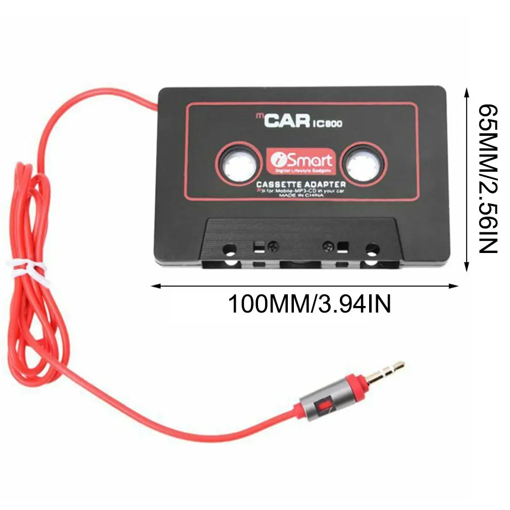 

Cassette Aux Adapter Audio Car Cassette Player Tape Converter 3.5mm Jack Plug for Phone MP3 AUX CD Player Smart Phone for Car
