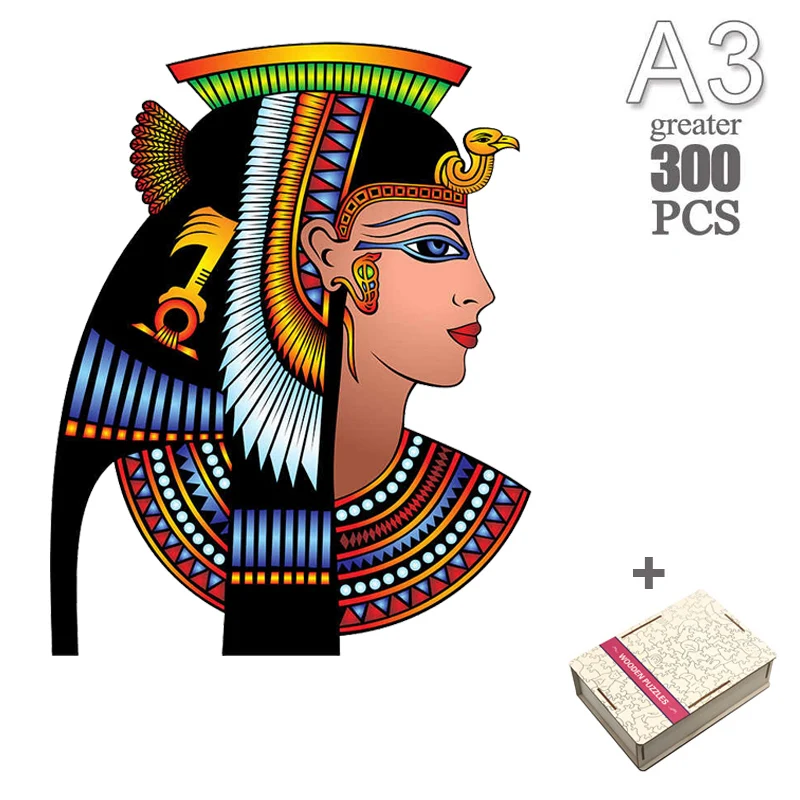 

Creative Wooden Jigsaw Puzzle for Adults Animal Wooden Puzzles Horse Wood Jigsaw Puzzl Educational Toys Kids Egyptian Pharaoh