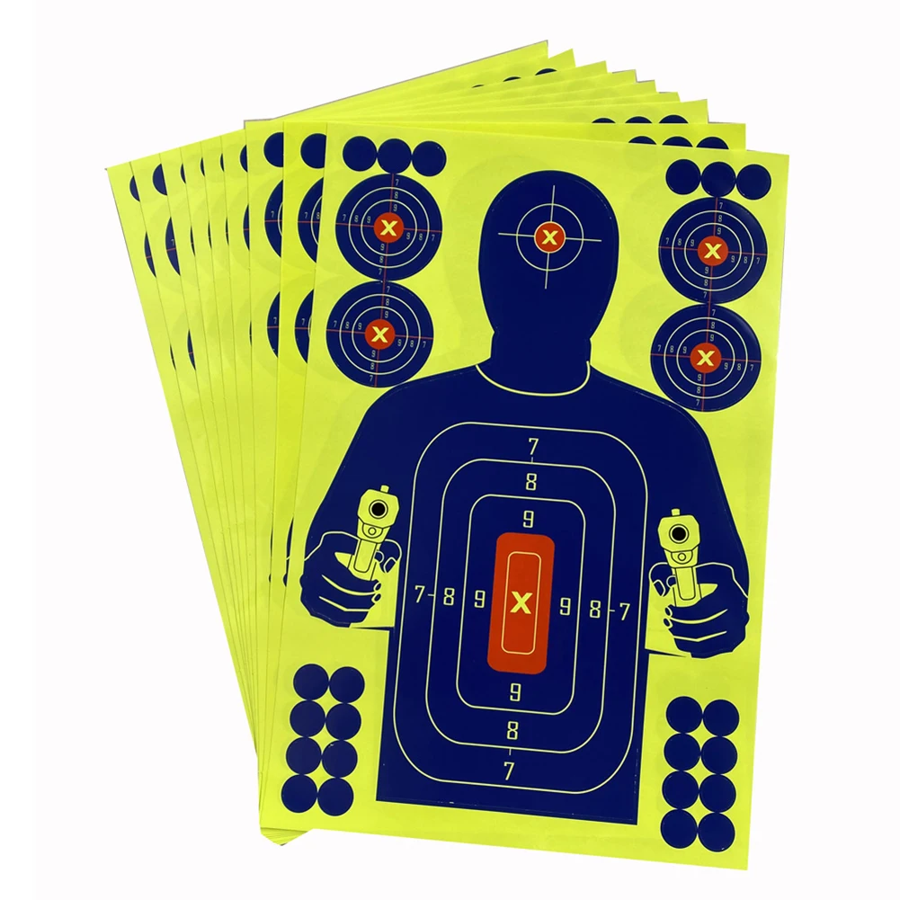 

Target Paper Targets Sticker Paper Reactive Splatter Target 12*18 Inch