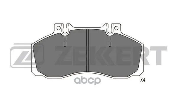 Колодки Торм. Диск. Передн./Задн. Mb O408 91- T2/Ln1 86- Vario 96- Zekkert арт. BS2070 |