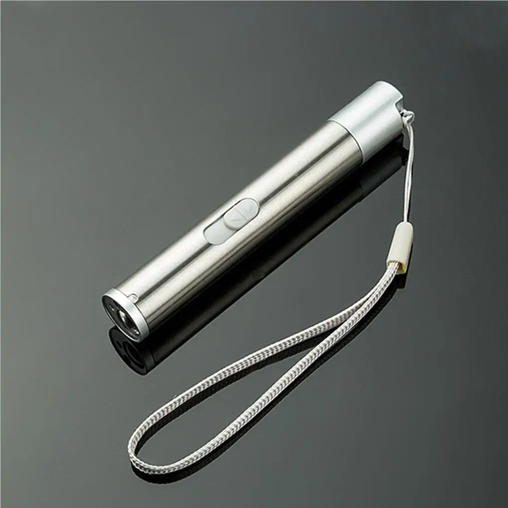 Фото USB Перезаряжаемый Фонарик 3-в-1 с указателями, инфракрасный детектор ПЭТ №1