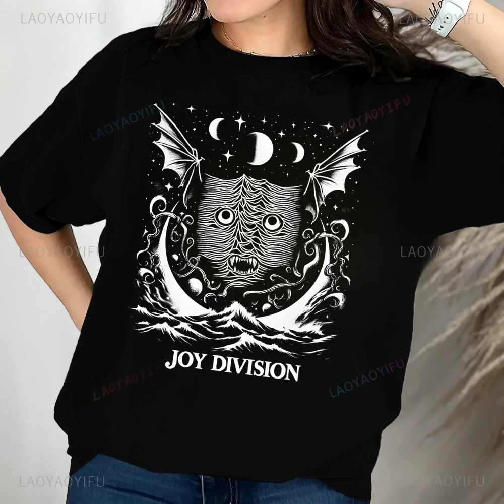 Уличная модная футболка с готической группой Joy Division нейтральная тенденция