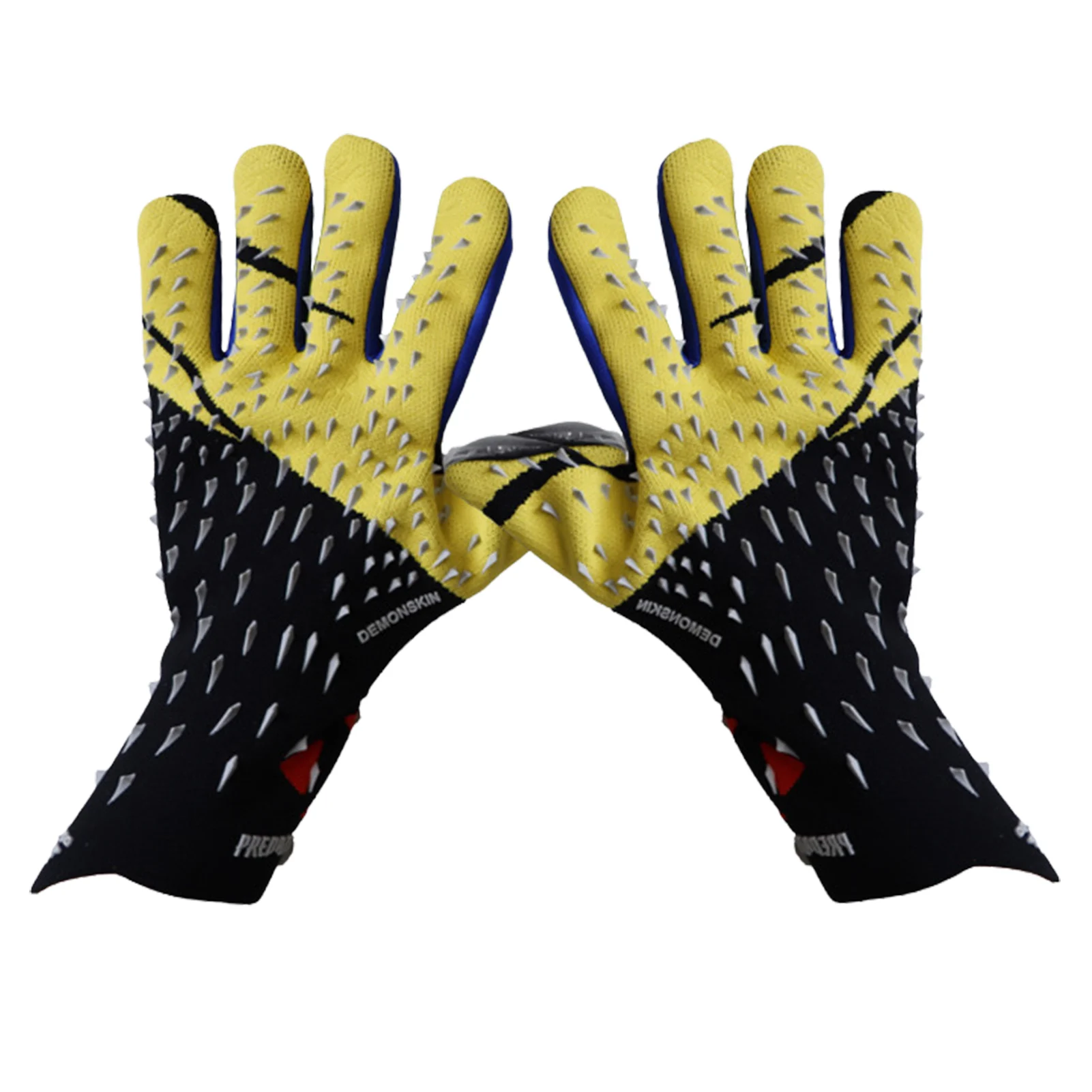 

Size 8-10 Latex Soccer Goalkeeper Gloves Professional Football Goalkeeper Gloves Strong Protection Football Match Gloves