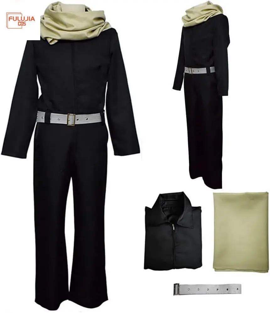 Aizawa Shouta Косплей Костюм Экипировка Униформа Комбинезон с Очками Шарф Хэллоуин