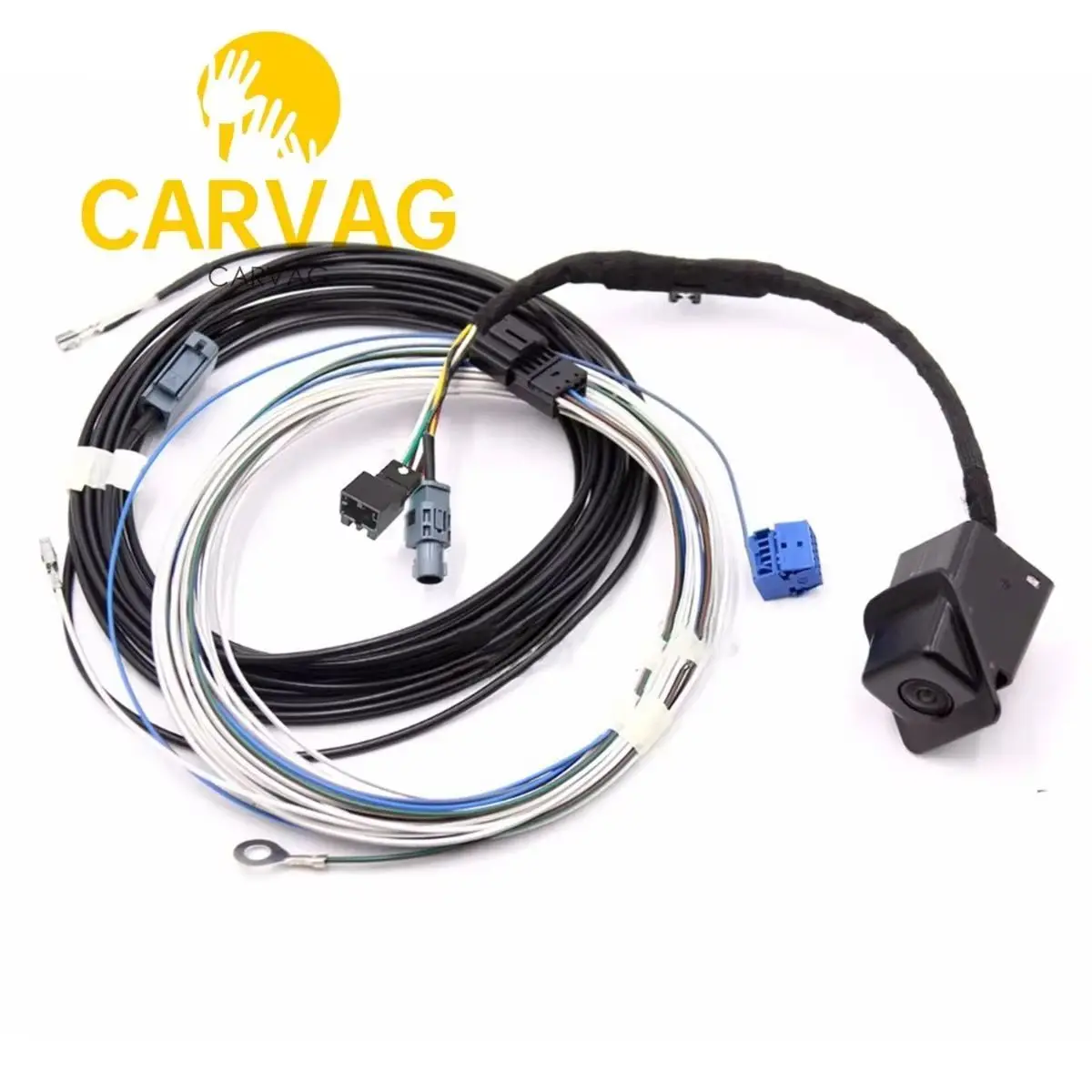 Фото Камера заднего вида MIB Lowline для Seat Leon 5F, Toledo, Mii, Ibiza 6J, Scirocco RCD330 187A 187B RCD340 со статическими направляющими линиями №2