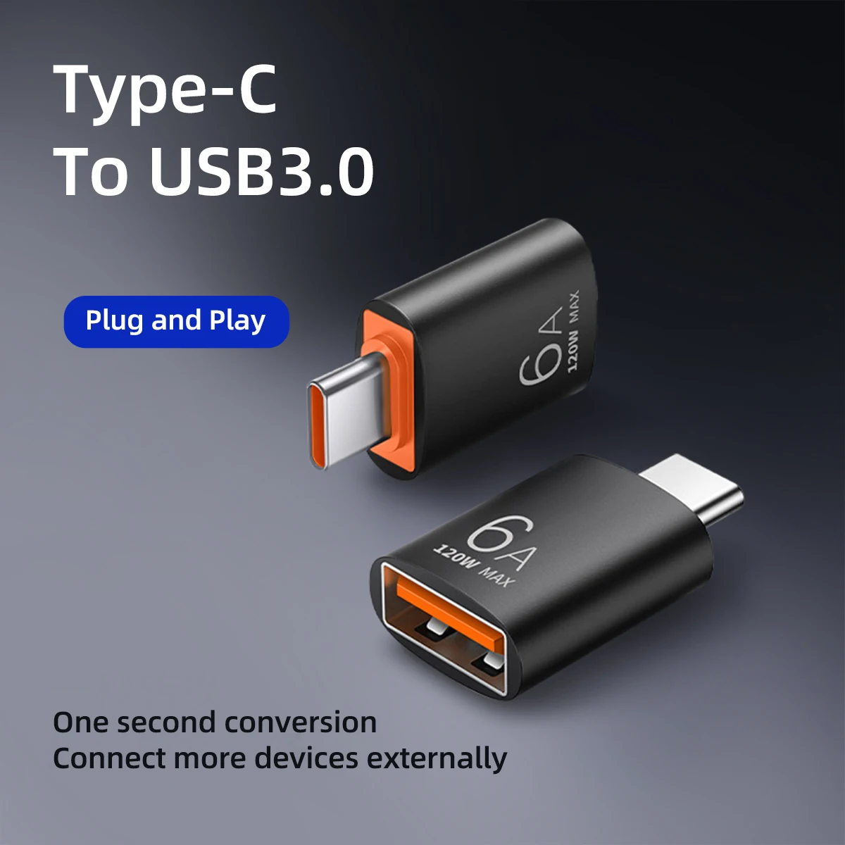 

USB 3.0 OTG To Type C Data Transfer Adapter Type C Female to USB Male Converter Fast Charging Adapter For Laptop Macbook Samsung