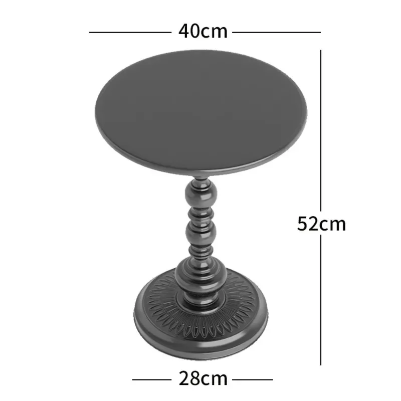 Американский Ретро Железный Круглый Чайный Столик винтажный металлический