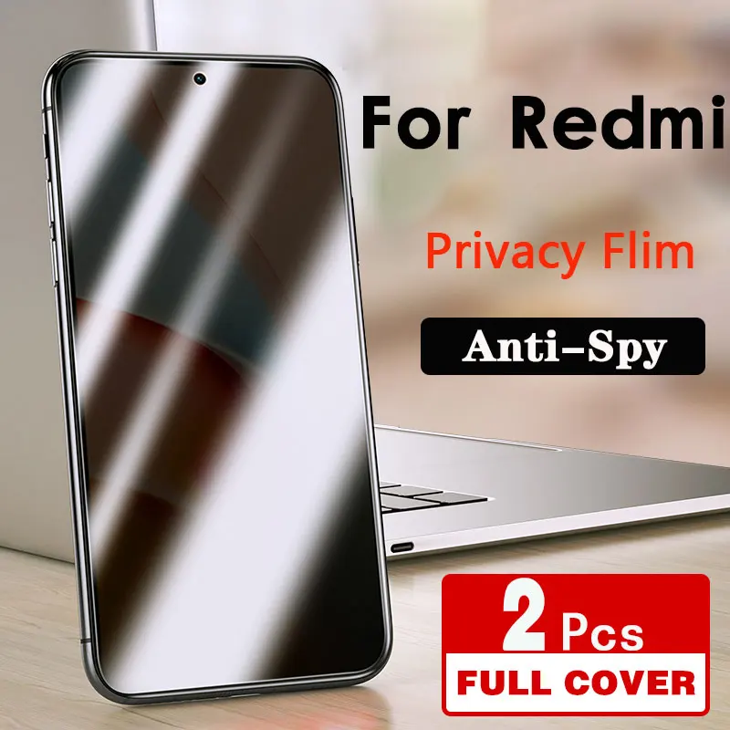 Закаленное защитное стекло для Redmi Note 10 Pro 9 Max 2 шт.