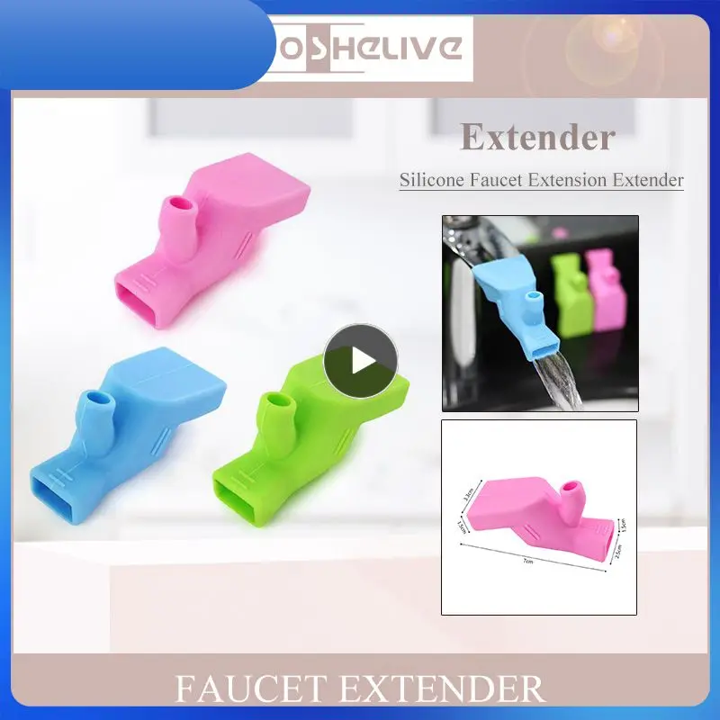 

Kitchen Sink Faucet Extender Rubber Elastic Nozzle Guide Children Water Saving Tap Extension For Bathroom Accessories