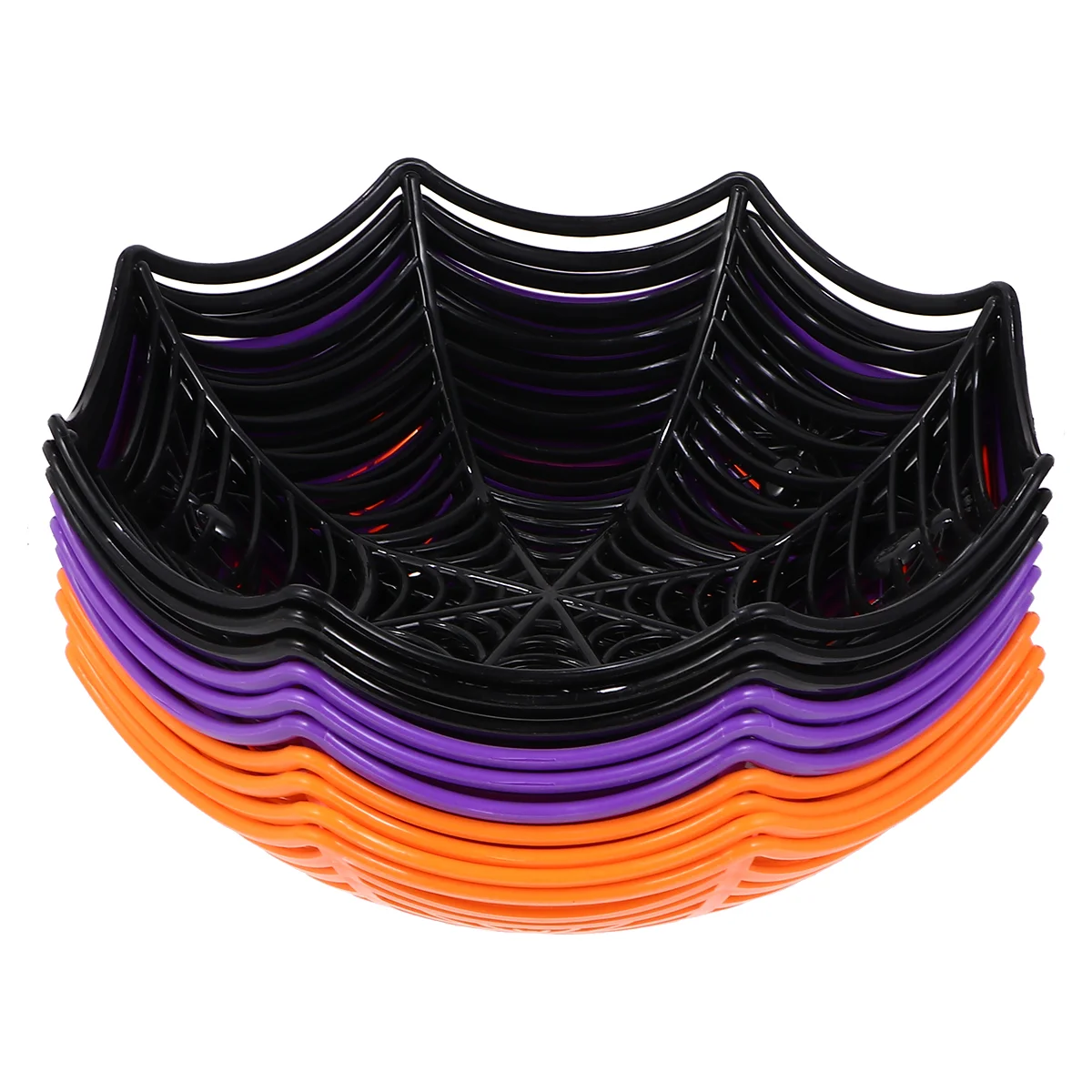 

10Pcs Basket Tabletop Serving Tray Restaurant Serving Dish Fruit Holder Plate Fruit Platter