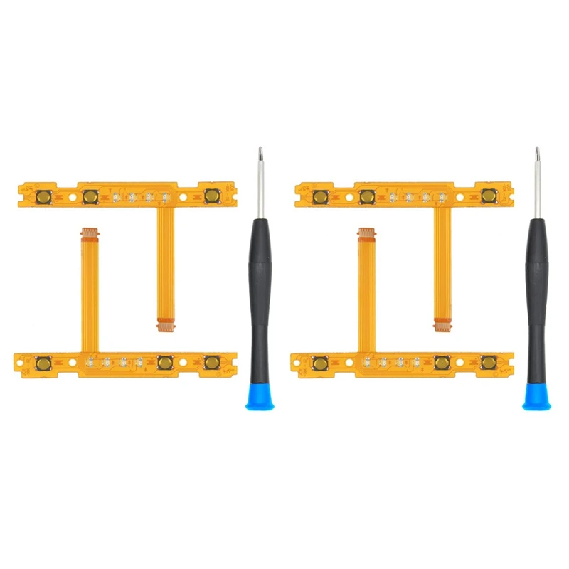 

Botique-4 Pieces Of Sl And Sr Button Ribbon Flexible Cables Compatible With For Nintendo Switch Joy-Con Controller