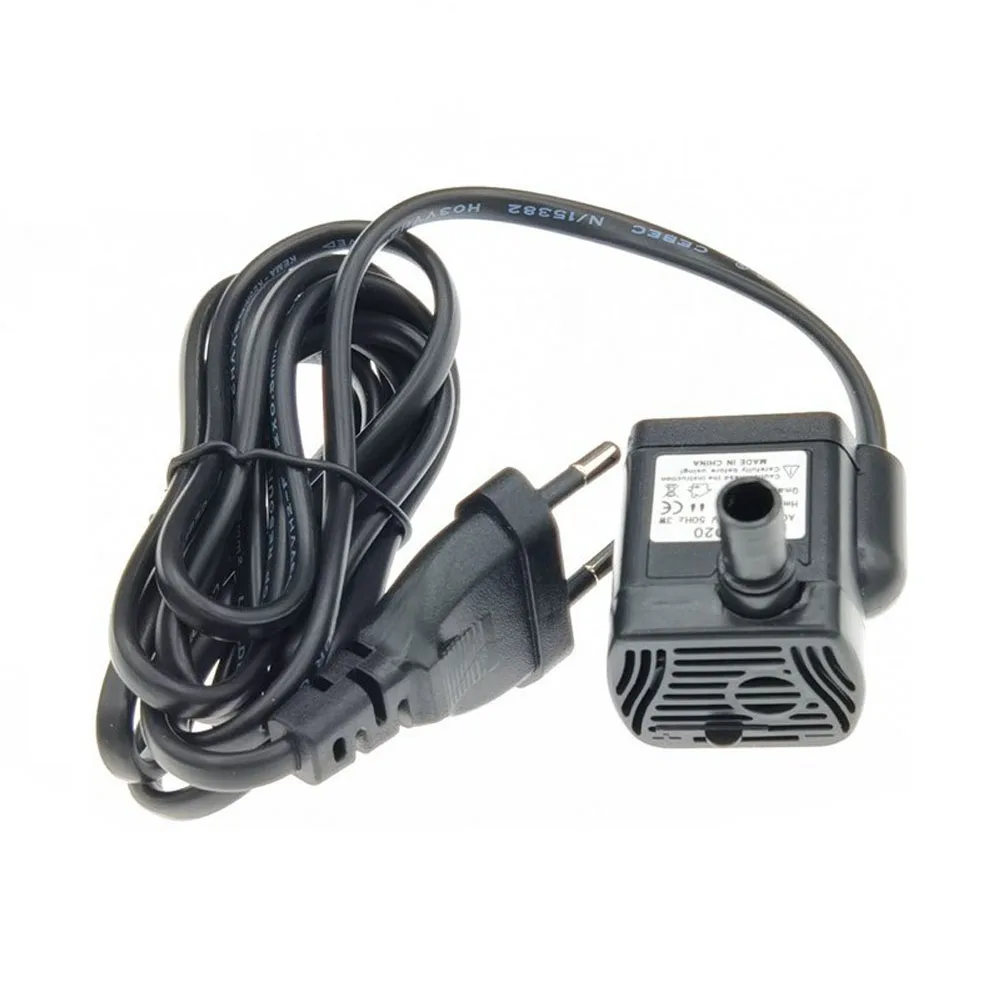 

Ультратихий водяной насос 110 В/220 В переменного тока, 3 Вт, расход потока, водонепроницаемый Бесщеточный насос, миниатюрный водяной фильтр, на...