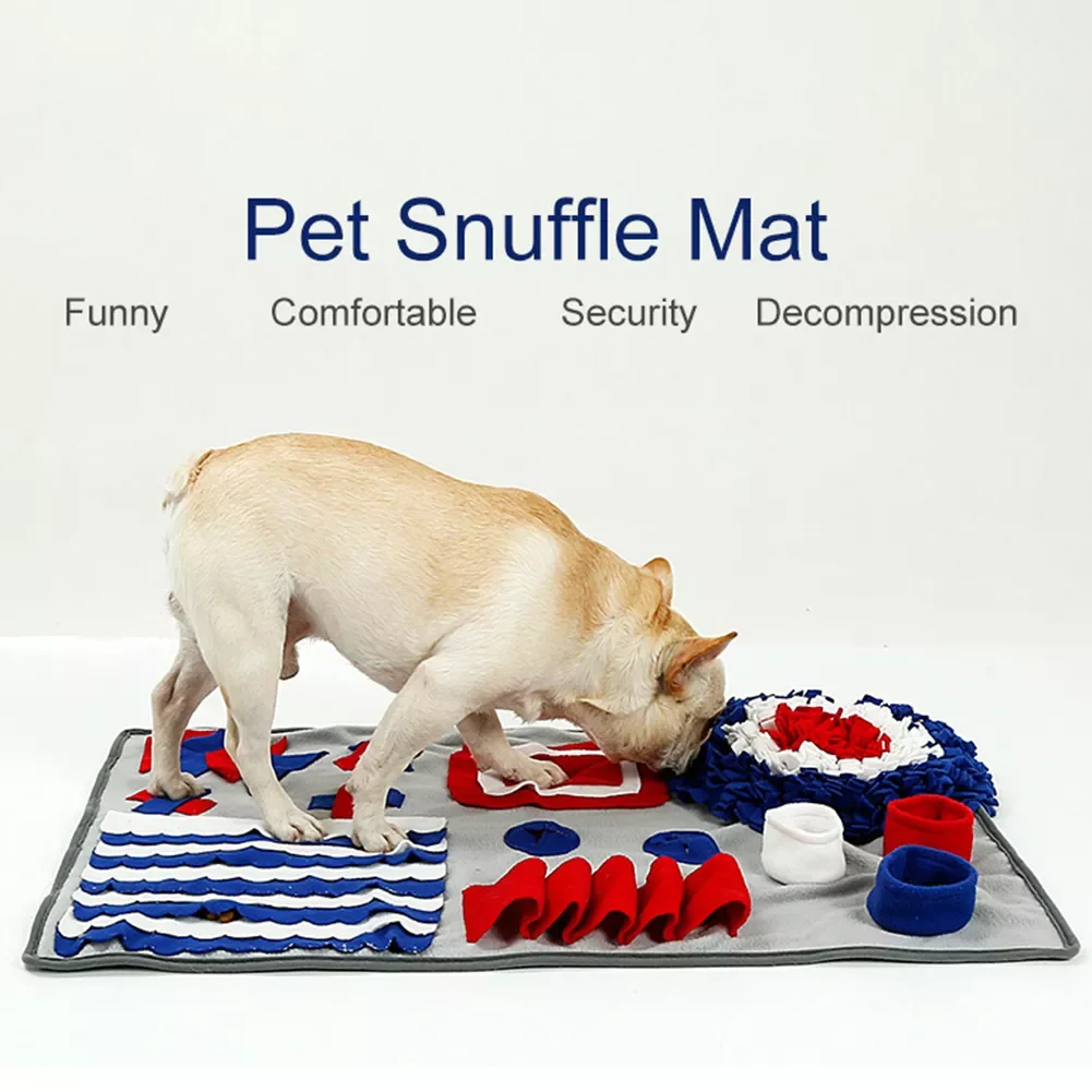 

Dog Sniffing Nosework Pad Puppy Training Games Pet Slow Feeder Snuffle Mat Toys
