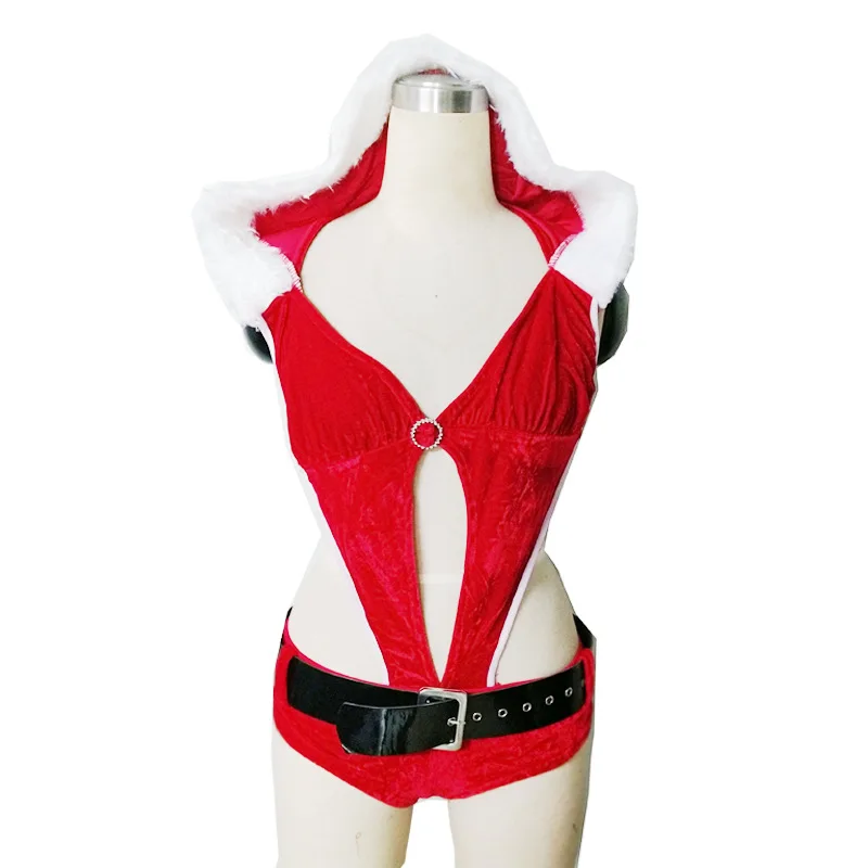 Сексуальная игровая форма для девочек Рождественский карнавал вечеринка бикини