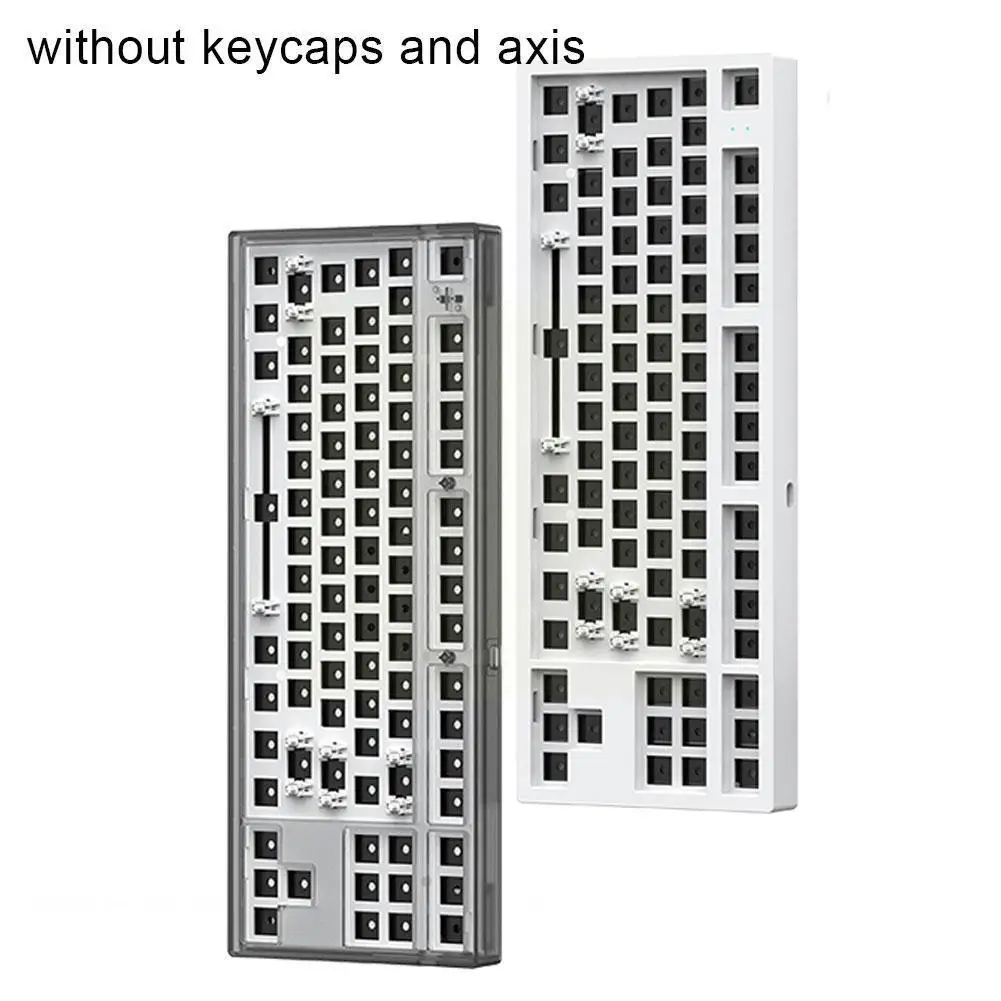 

For Flcmmk Mk870 Diy 87 Keys Mechanical Keyboard Kit Rgb Layout Keyboard Single Keyboard Wk 80% Mode Wired L1u3