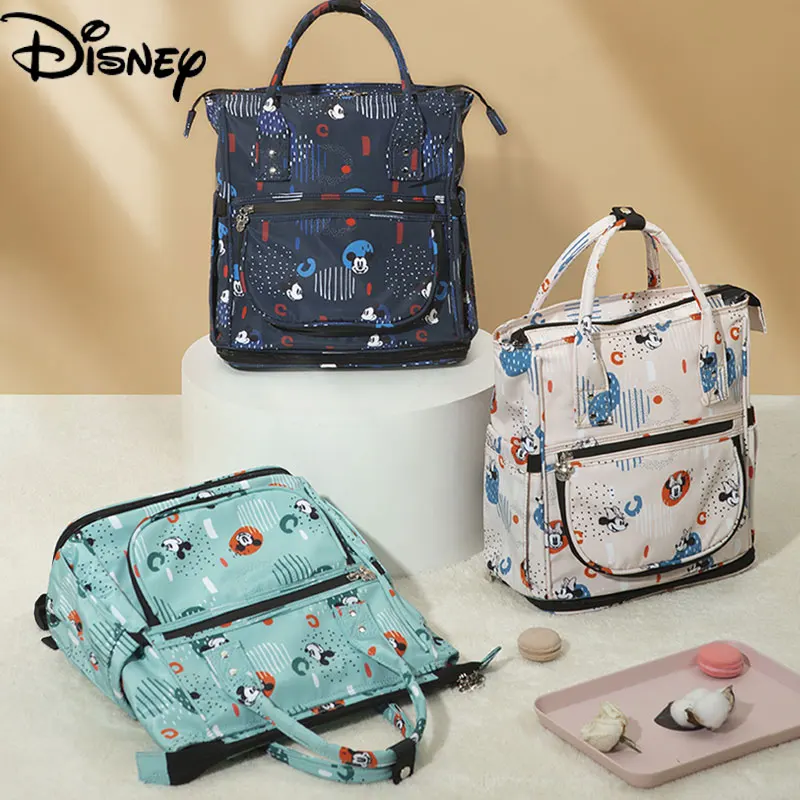 

Disney New 2022 Baby Diaper Backpack Fashion Maternity Mummy Nappy Bag Stretchable Large Capacity Volume Baby Diaper Bag For Mom