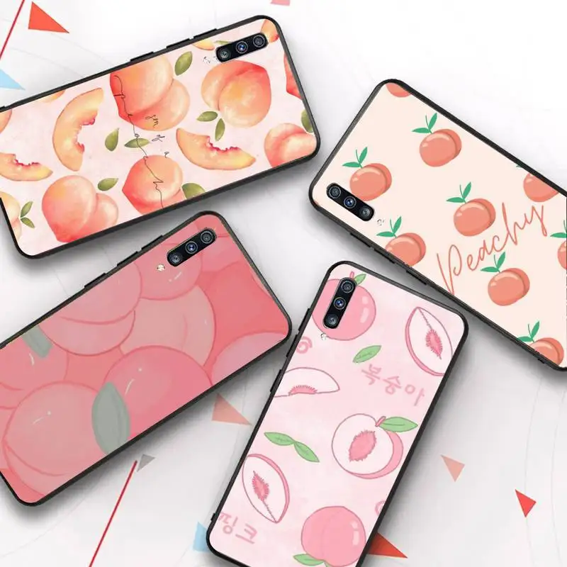 

Summer day Peache Phone Case for Samsung A51 01 50 71 21S 70 31 40 30 10 20 S E 11 91 A7 A8 2018