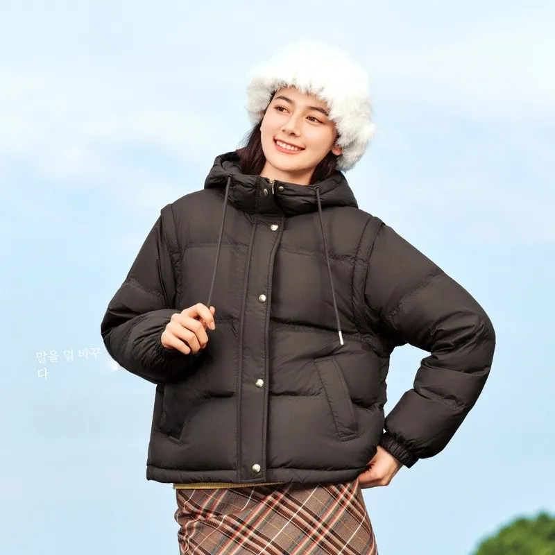 Senma Down jacket Women Loose Vest 2024 Winter Waterproof down Coat Relaxed 07243025