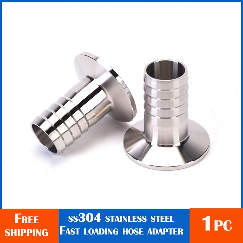 Ferrules 1.5" 2" 3"  Inch OD (6 8 10 12.7 14 16 19 25 38mm) 304 Stainless Steel Hose Tri Clamp Plumbing Pipes Fitting Flange