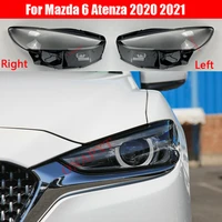auto light caps for mazda 6 atenza 2020 2021 transparent lampshade lamp shade front headlight cover glass lens shell
