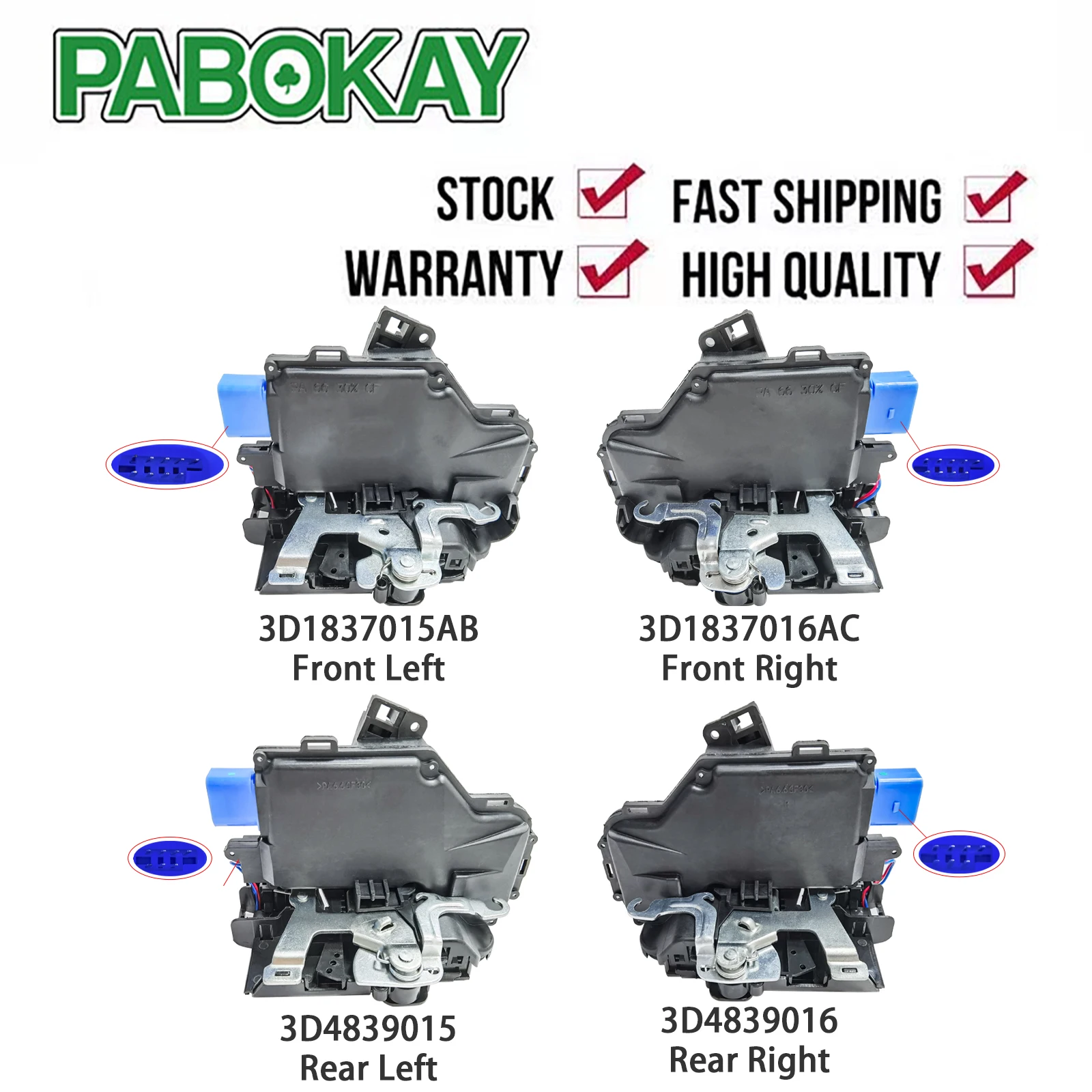 Привод дверного замка 3D1837015AB 3D1837016AC 3D4839015 3D4839016 для VW CADDY GOLF JETTTA TOURAN SKODA SEAT OCTAVIA TOLEDO