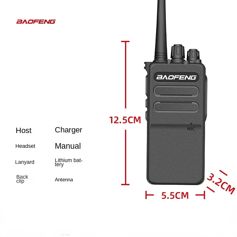 Baofeng BF-898 Intercom Feng E90 High Power Intercom Handset Outdoor Site