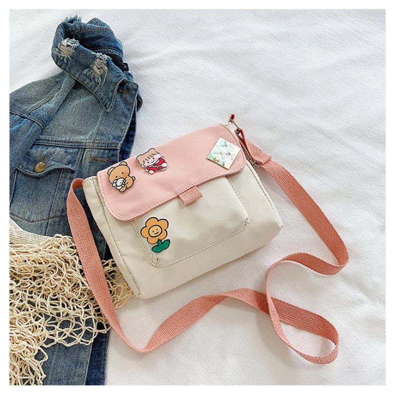 

Japanese Student Bag Lovely Ancient Girl Crossbody Bag Simple Shoulder Bag Korean Cartoon Student Bag Girl Handbags