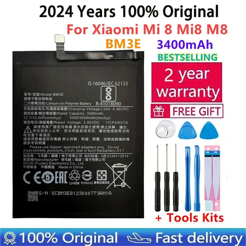Оригинальный аккумулятор для Xiaomi Mi Redmi Note Mix Max 2 3 A3 3S 3X 4 4X 4A 5 5A 5S 5X M5 6 6A 7 7A 8 8T 9 SE Pro Plus