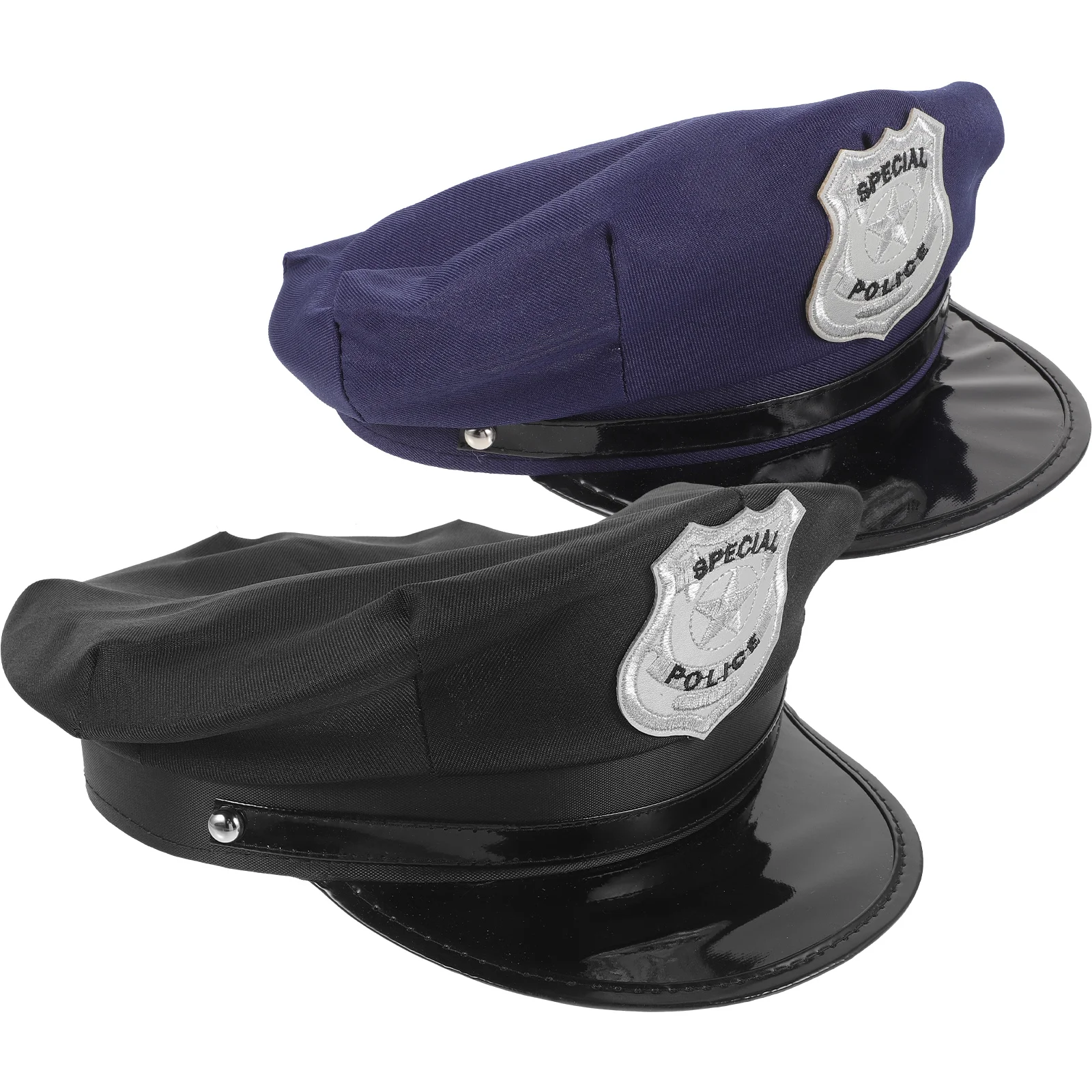 Шапки из 2 предметов полицейская кепка аксессуары для костюмов офицера вечерние