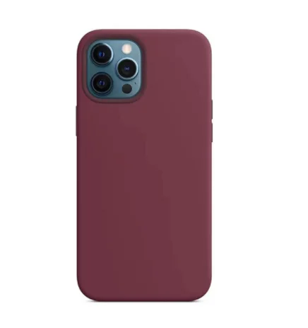 

Силиконовый Магнитный чехол с жидким анимационным рисунком для iPhone 12 Pro Max 12 Mini, чехол с защитой от падения и беспроводной зарядкой-сливовый