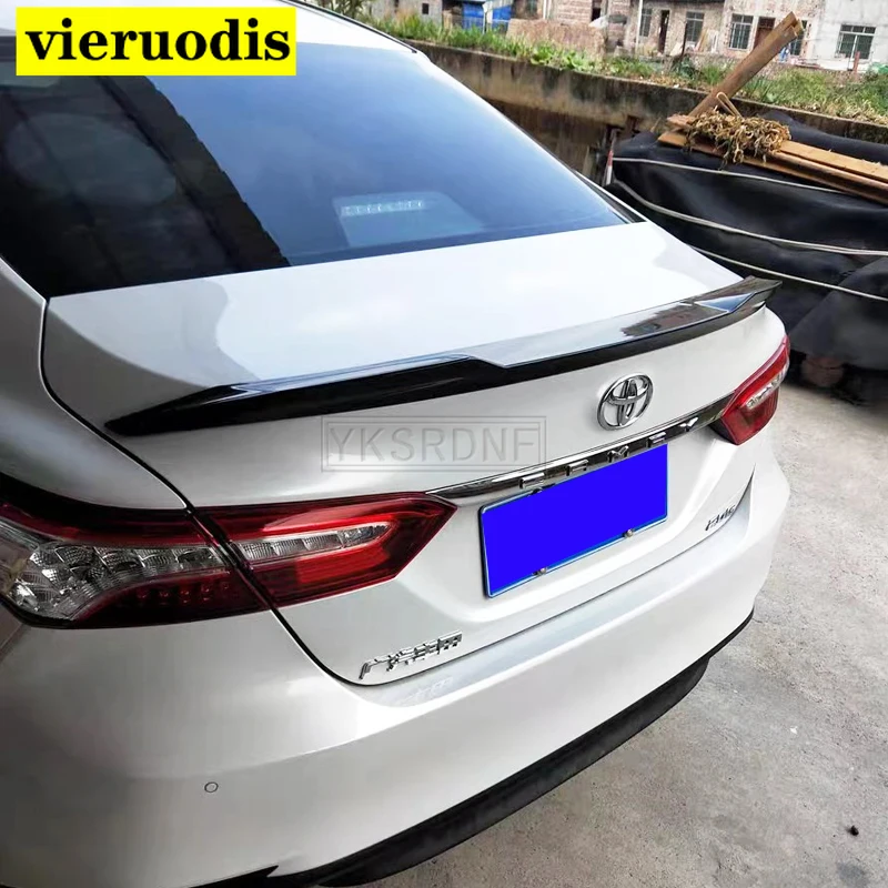 

Новый дизайн для Toyota Camry 2018 2019 2020 высокое качество и твердость ABS спойлер из материала грунтовка или цветные Спойлеры DIY