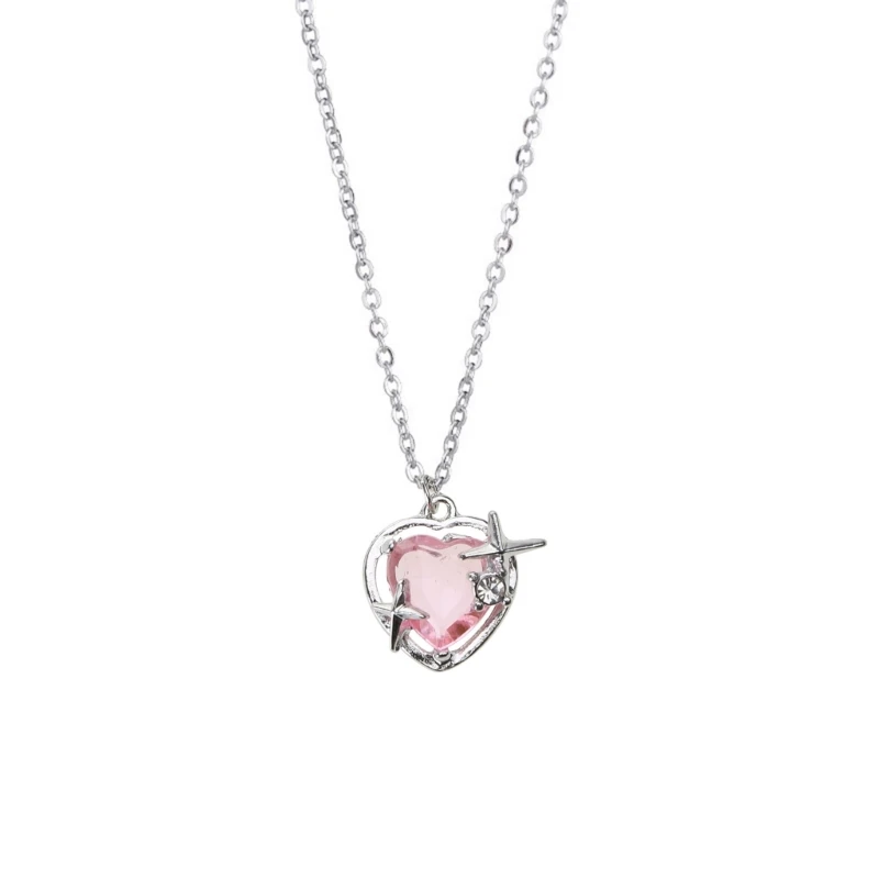 

Heart Necklaces Pendant Necklaces Women Choker Necklaces Alloy Material Heart Pendant Necklaces Jewelry Birthday Gifts DropShip