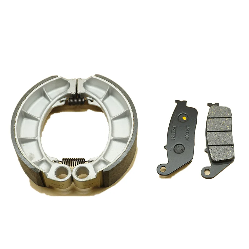 Фото Для HONDA NV400CV Steed 1995-1996, NV600C Steed 1993-1996. Комплект передних тормозных колодок и задних тормозных накладок для мотоцикла. №2