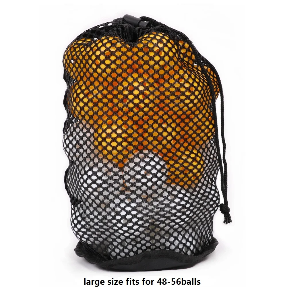 Сетчатая Сумка для мячей гольфа сумка хранения из черного нейлона может вмещать