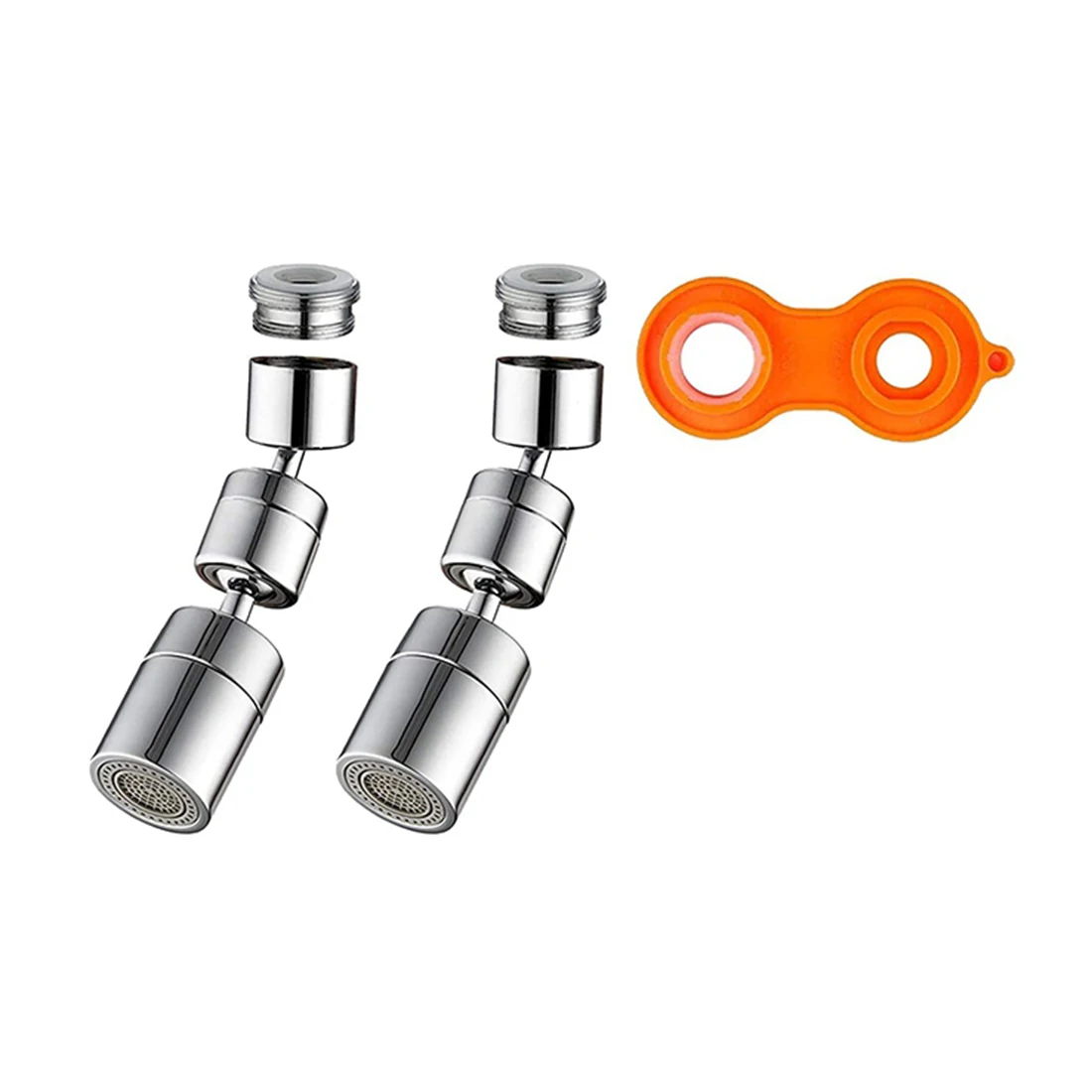 

Universal Splash Filter Faucet 1080-Degree Big Angle Swivel Splash Filter Faucet Aerator Bathroom Faucet Water Filter