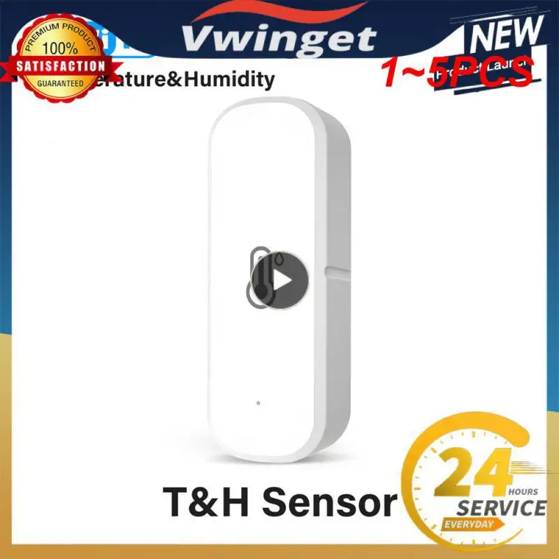 

Датчик влажности и температуры Zigbee 3,0 Wi-Fi, 1-5 шт.