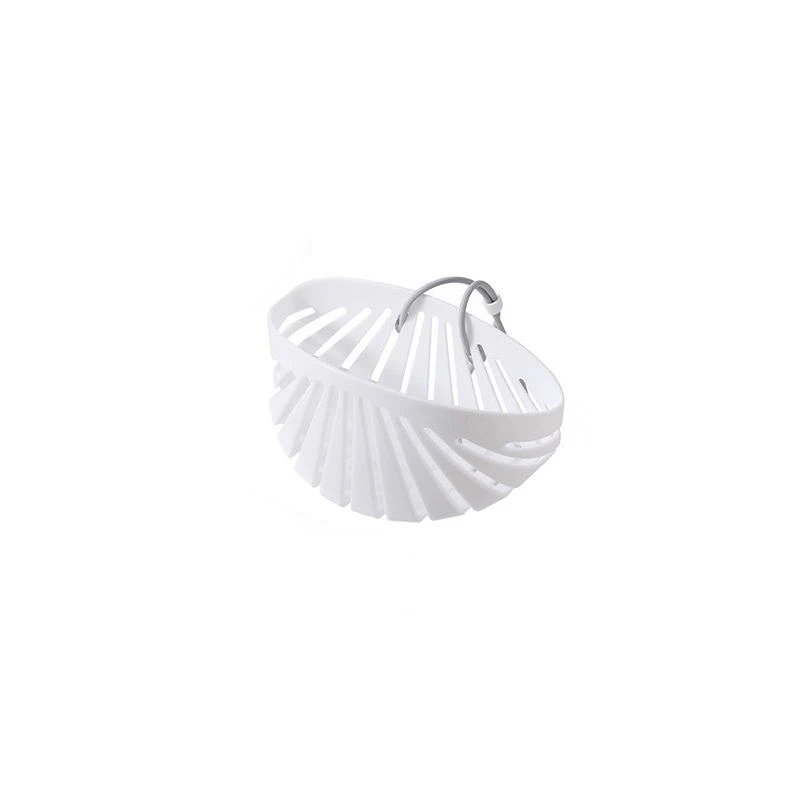 

PP+Silicone Kitchen Bathroom Sink Storage Rack Tap Drain Basket Hanging Sink Cloth Storage Basket Drainage Frame Lanyard Design