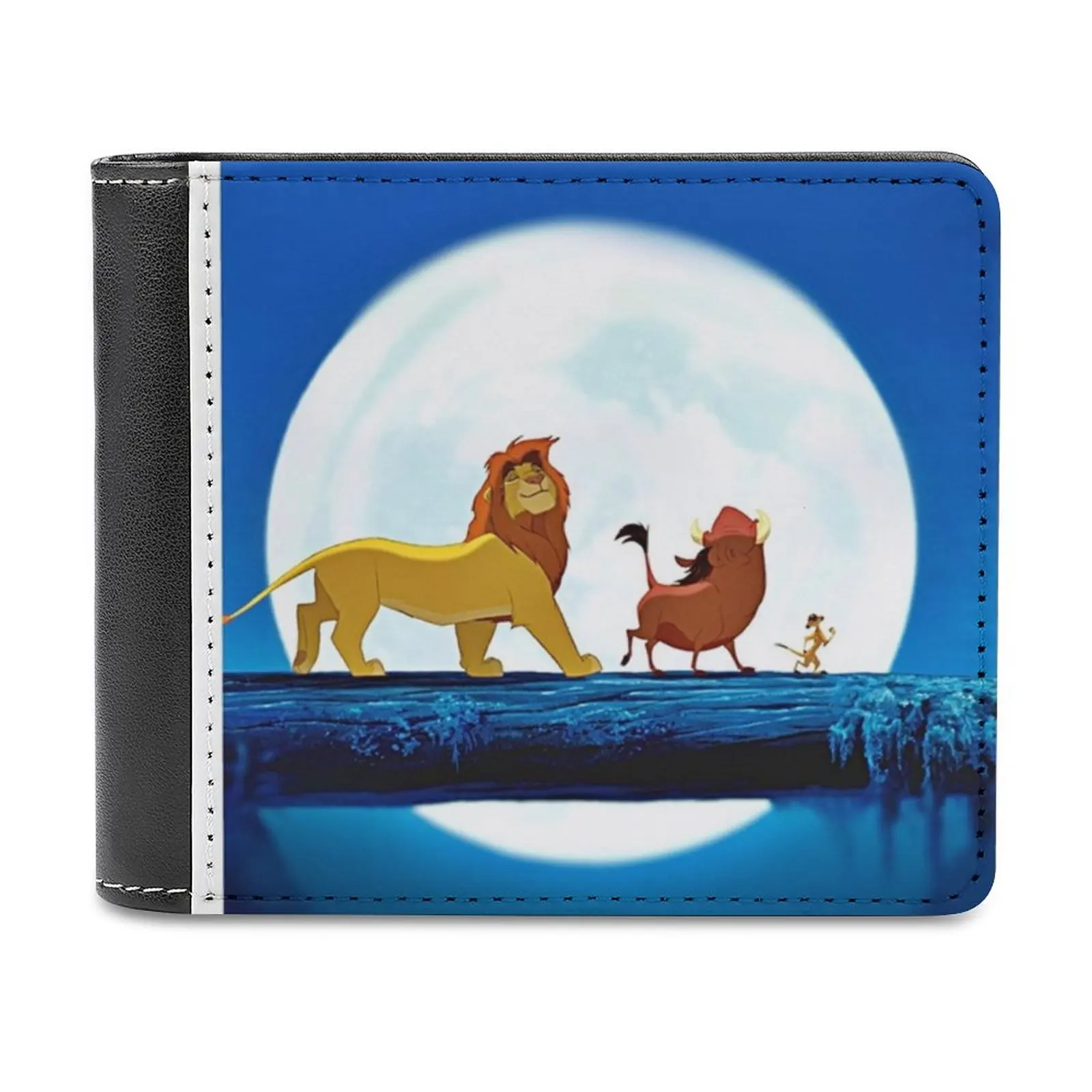 

Мужской кожаный кошелек The Lion King, Роскошный кошелек, кошелек для карт, мужской, женский, мужской кошелек с индивидуальным узором, кожаные кош...