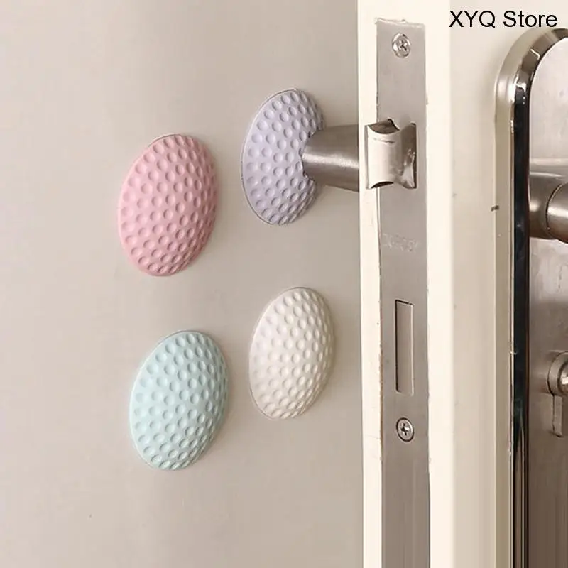 

1Pcs Wall Collision Pad Safety Anti-collision Rubber Shock Bumper Muffler round ccolorful Wall Protector Silicone Door Stopper