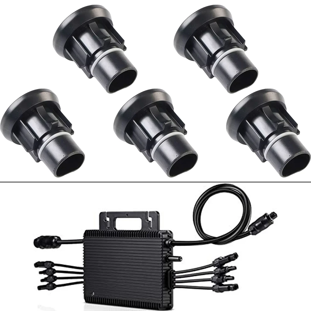 

1/3/5PCS End Cap PPO Material Solar Panel Waterproof Connectors End Cap For Betteri BC01 FeMale Solar Power Parts Accessories