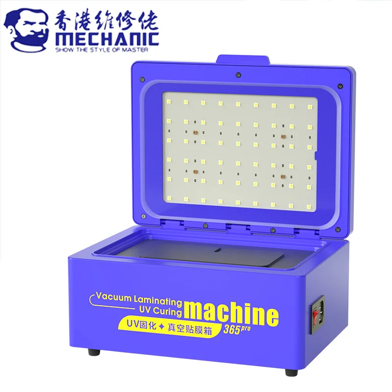 

MECHANIC 2 in 1 UV Curing Lamp+Vacuum Laminating Machine 365 PRO for Green Curing of Mobile Phone with Straight Curved Screen