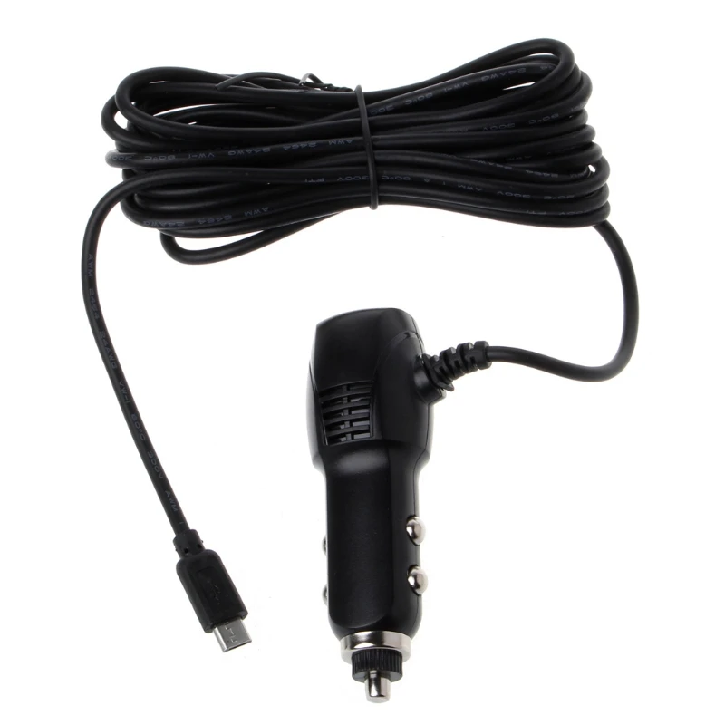 

Micro USB Port 5V 2A Car Charger Adapter For Car DVR Vehicle Charging for w/3.5m