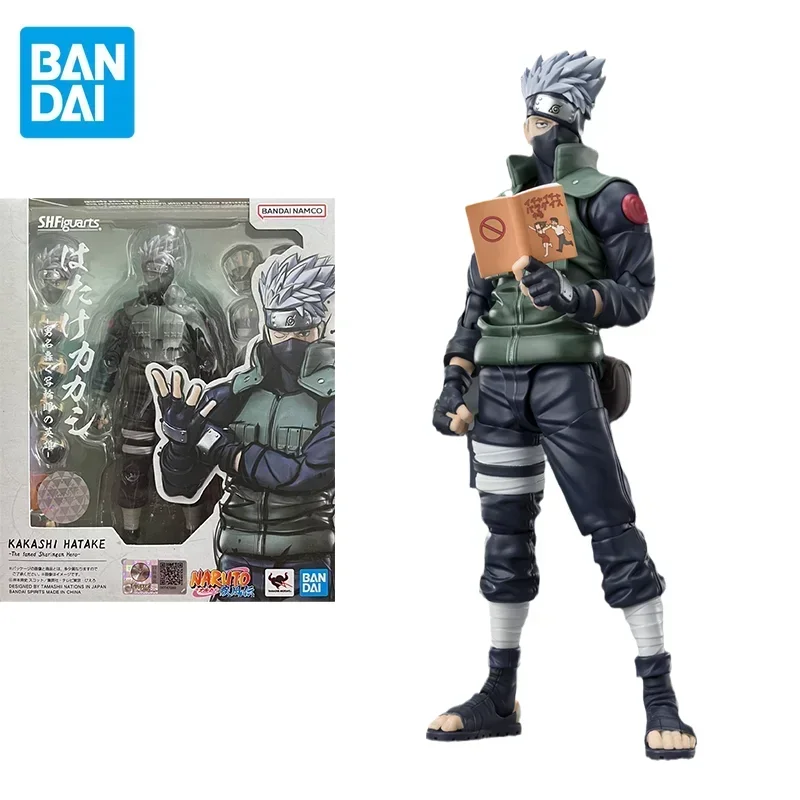 Оригинальные фигурки героев аниме Bandai SHF Наруто шипюден Hatake Kakashi 2 0 модель