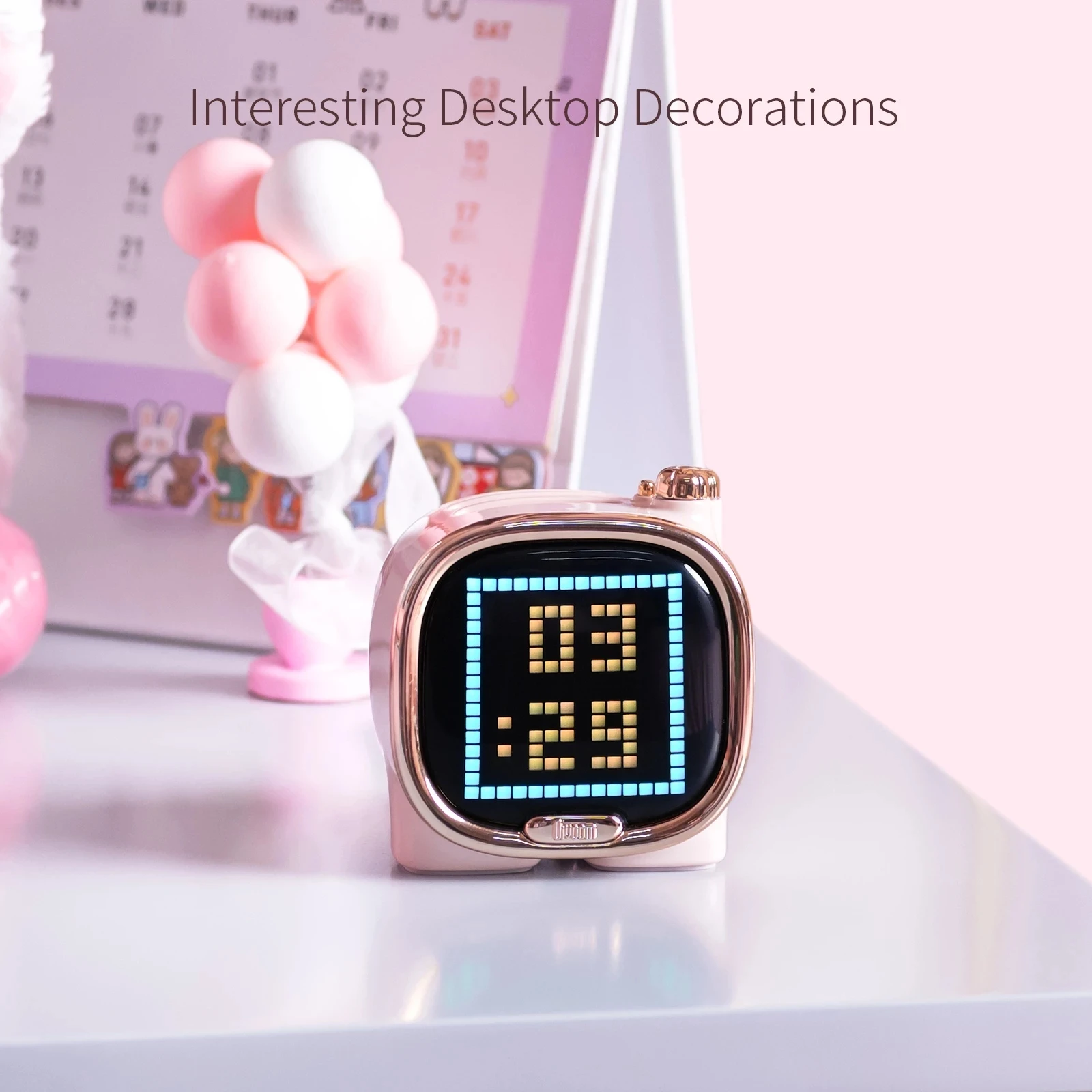 2022 Divoom Zooe Pixel Art bt Speaker Portable Mini Music Cute  Wireless Desk Setup Halloween Gift enlarge